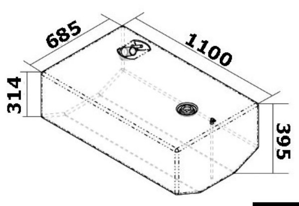Serbatoio carburante 270 l - 52.032.17